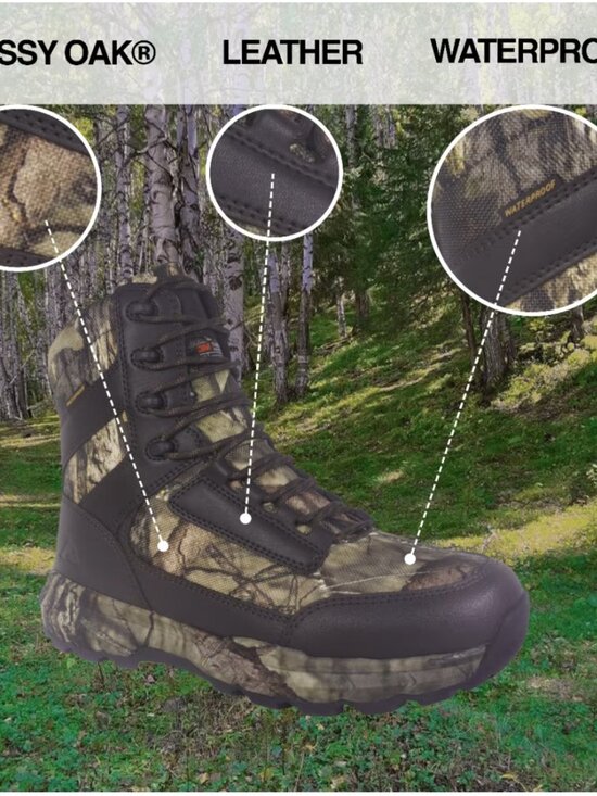 Ozark Trail Men\'s 8-Inch Hunting Boots NIB main image 4